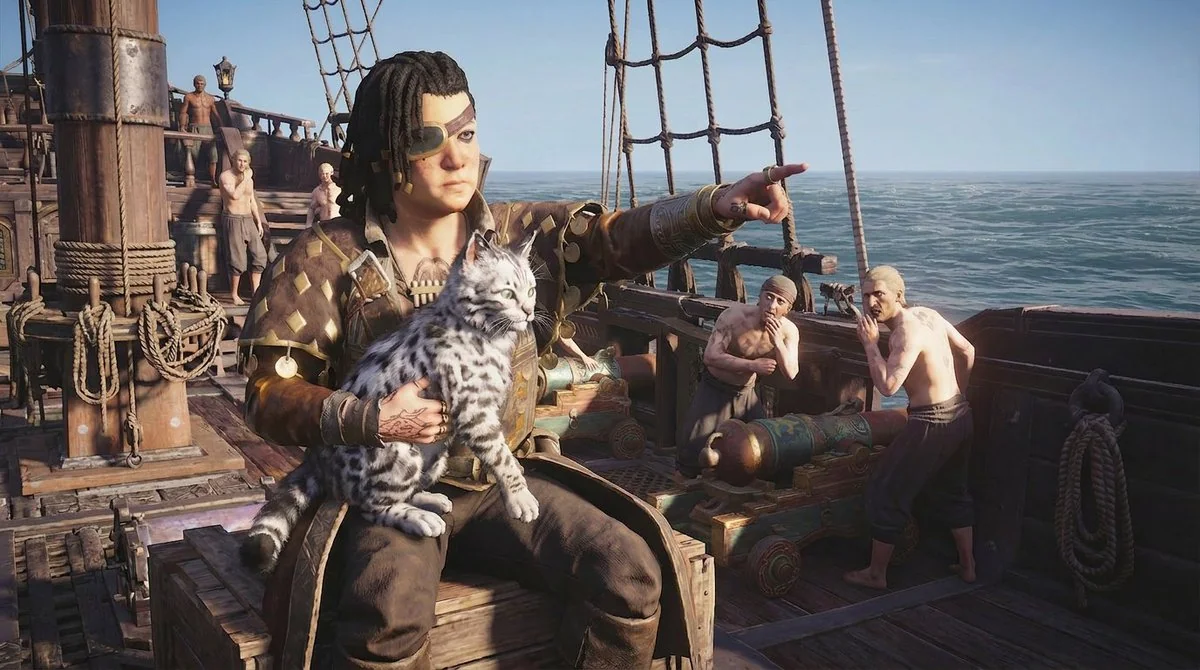 Pirate Captain Defeated by Cat (Skull and Bones game footage + Gemini) picture 3 of 4