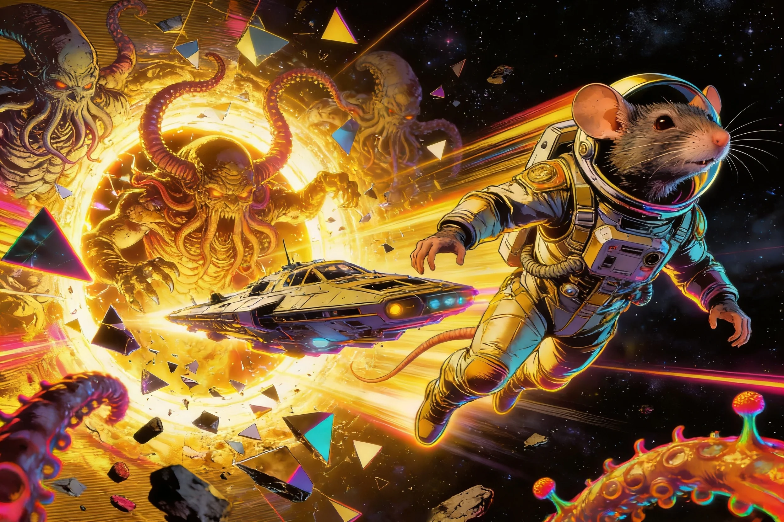 Rat astronaut regrets meeting elder gods picture 1 of 4
