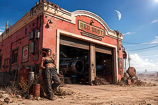 Outerworld Mechanics Shop'