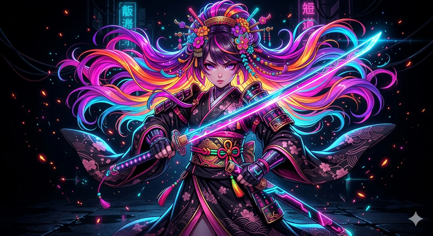 Neon Samurai picture 3 of 3