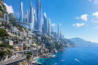 Amalfi coast in the future'