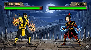 Princess Azula vs Scorpion'