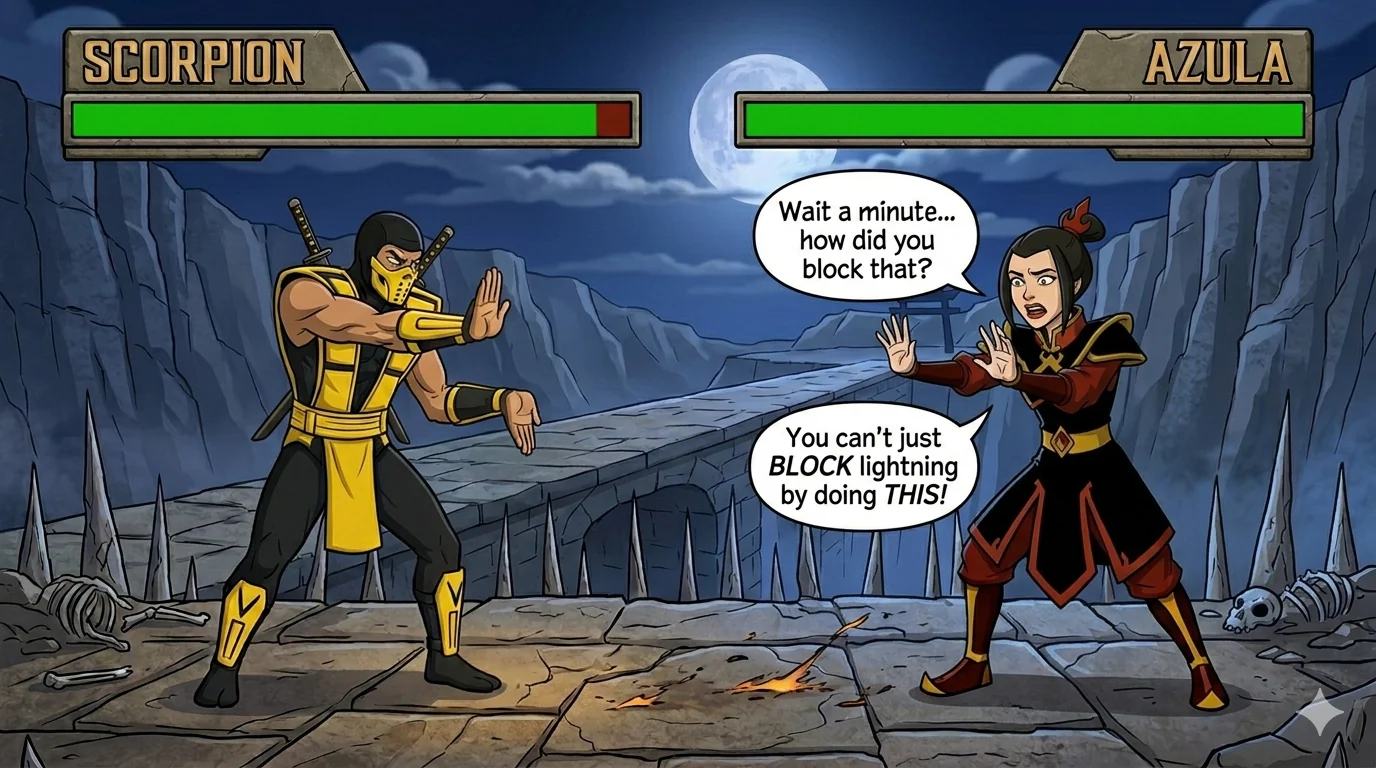 Princess Azula vs Scorpion picture 2 of 7