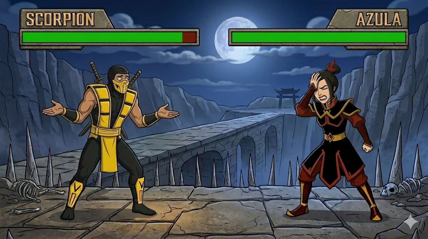 Princess Azula vs Scorpion picture 3 of 7