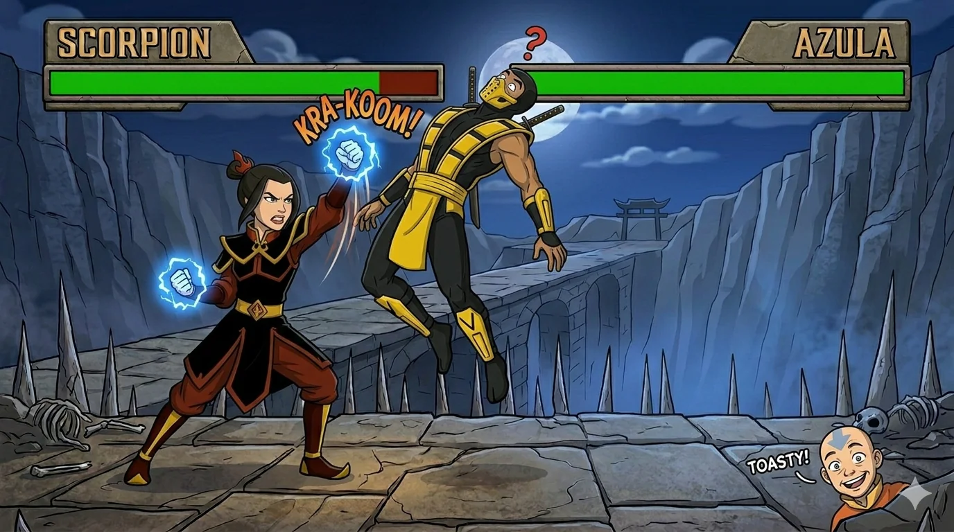 Princess Azula vs Scorpion picture 4 of 7