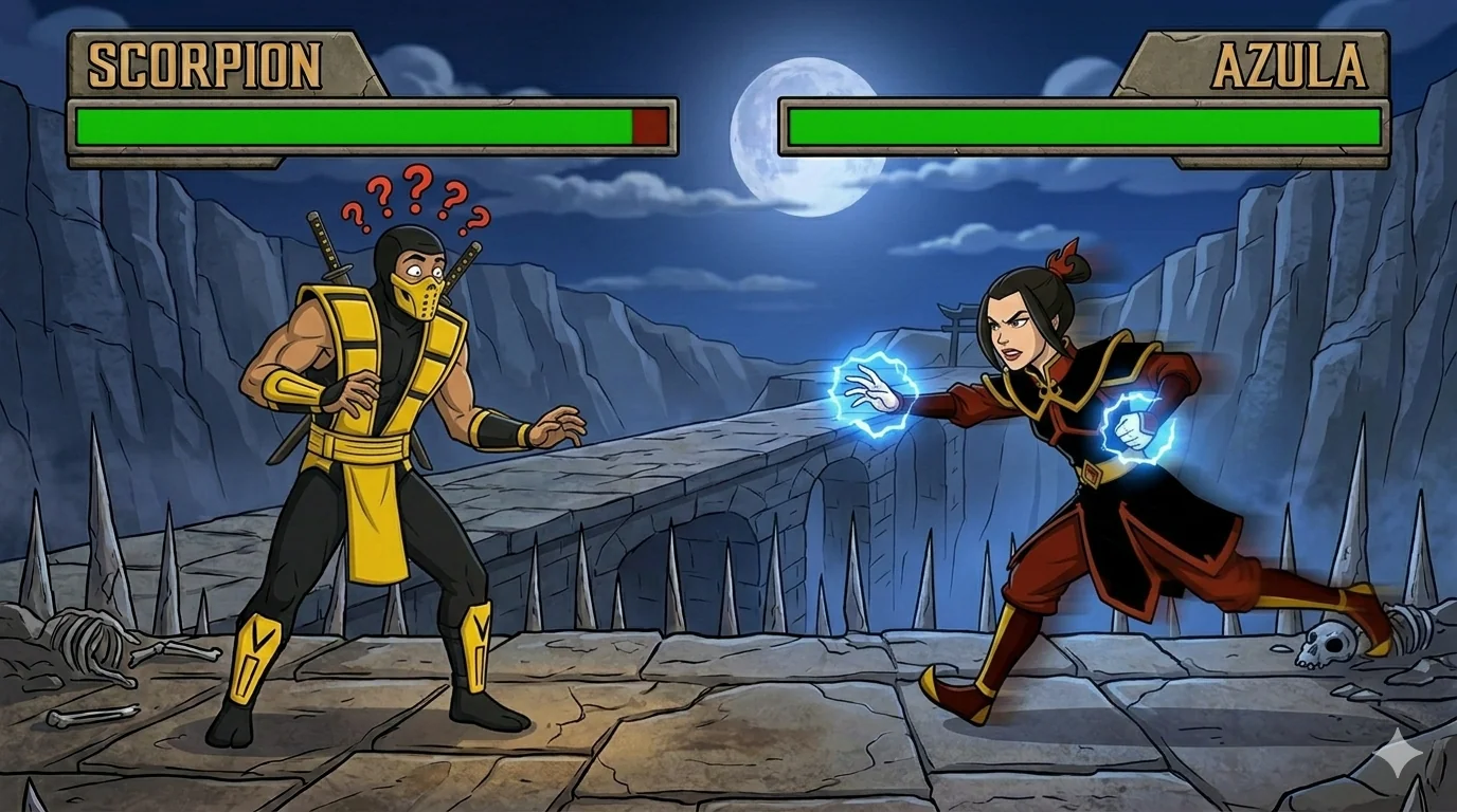 Princess Azula vs Scorpion picture 6 of 7