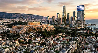 Athena city in 2040'