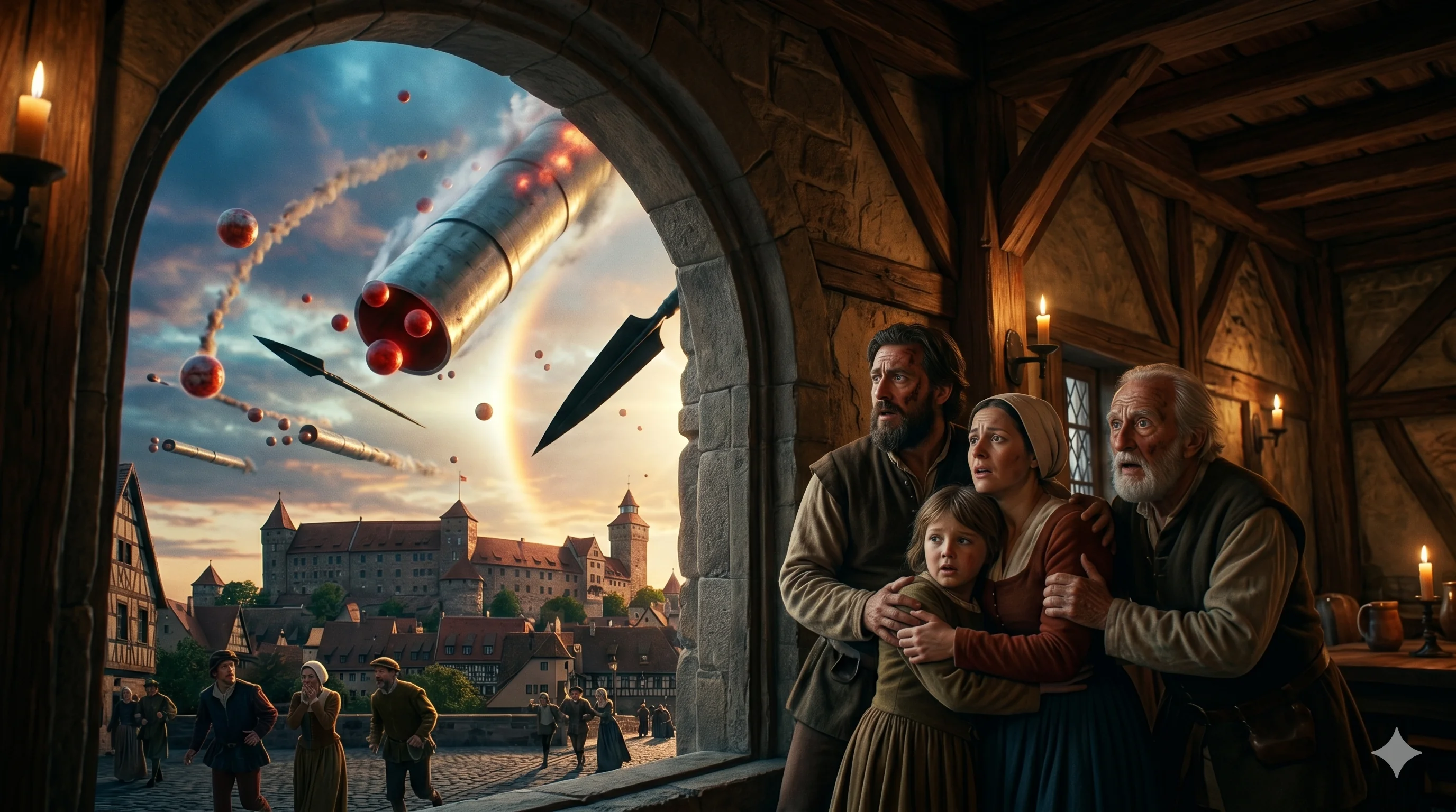 "1561 celestial phenomenon over Nuremberg" picture 2 of 4