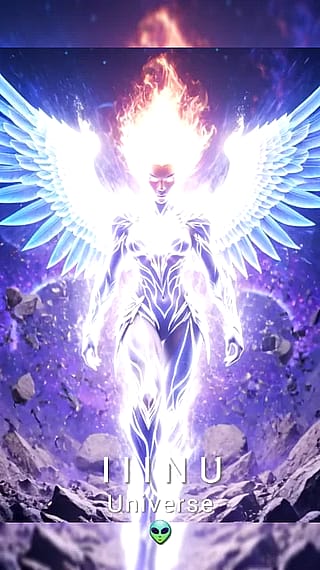 Trying to create a transformation sequence that feels more like mythology than a superhero power-up. Thoughts?'
