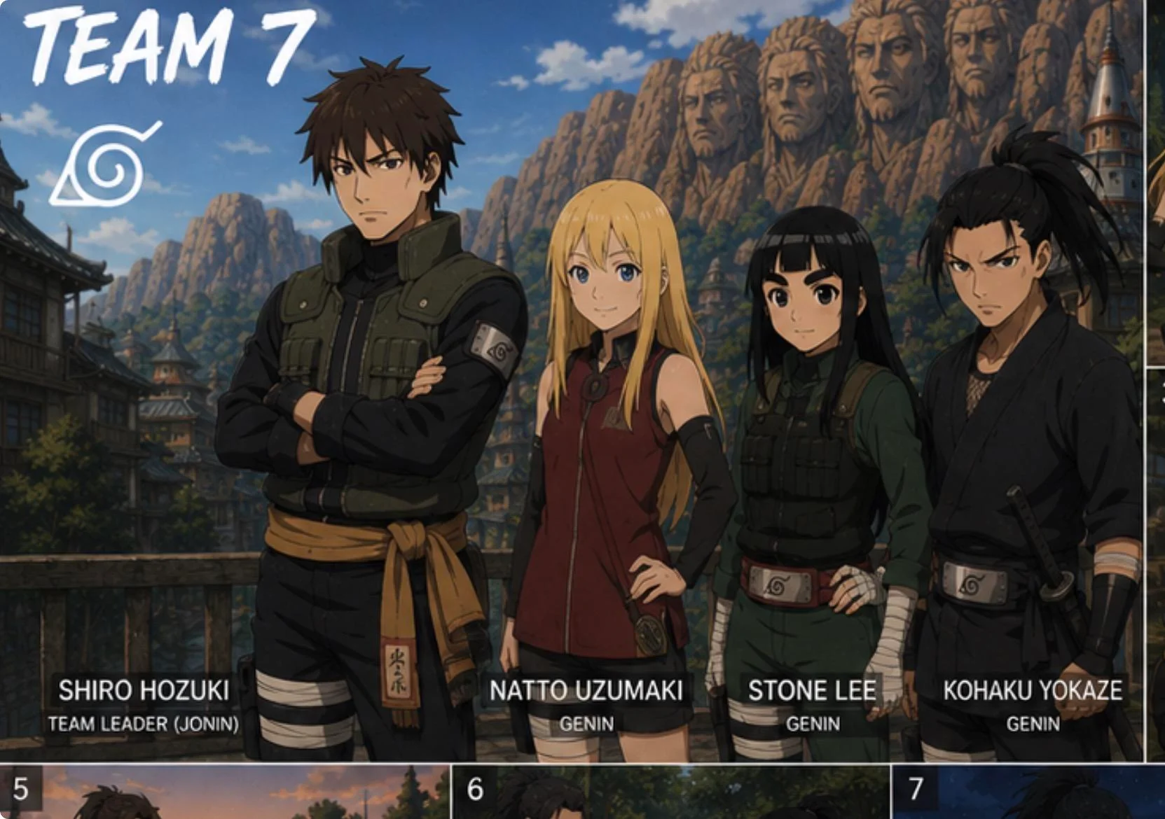 Sequel to my Natto post. Put Boruto’s daughter on a ninja team and they’re ready for missions picture 2 of 7