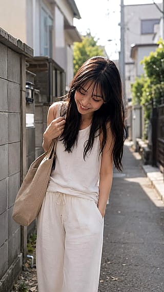 Tokyo backstreet, late mornin'