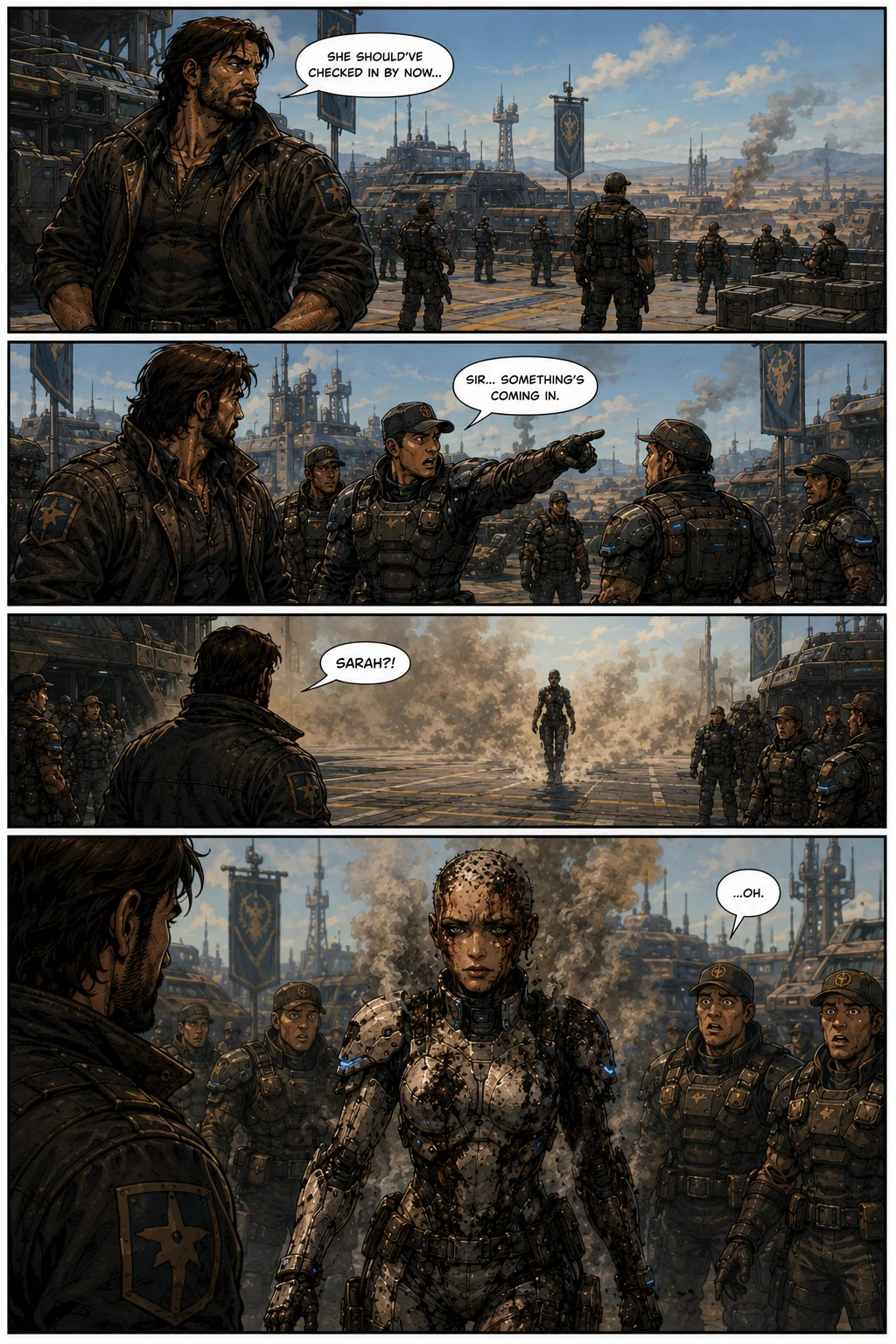 Starcraft short fan comic about Sarah Kerrigan and Jim Raynor picture 2 of 6