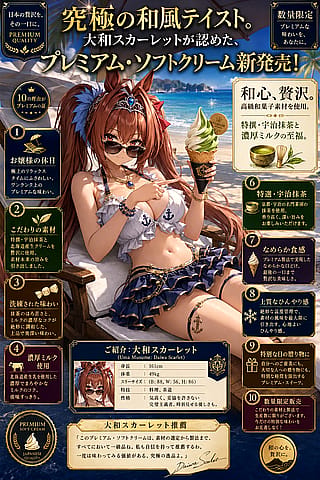 Daiwa Scarlet premium matcha ice cream'