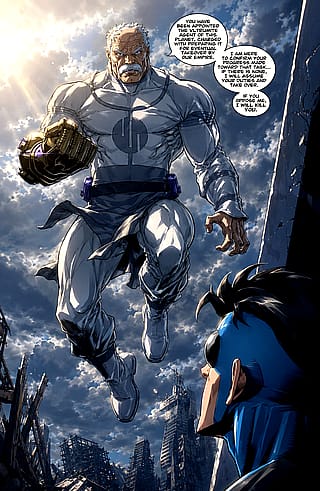 (SPOILERS) Invincible comic pages in an Anime Art style.'