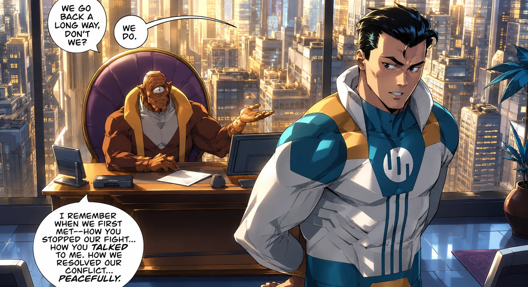 (SPOILERS) Invincible comic pages in an Anime Art style. picture 3 of 12