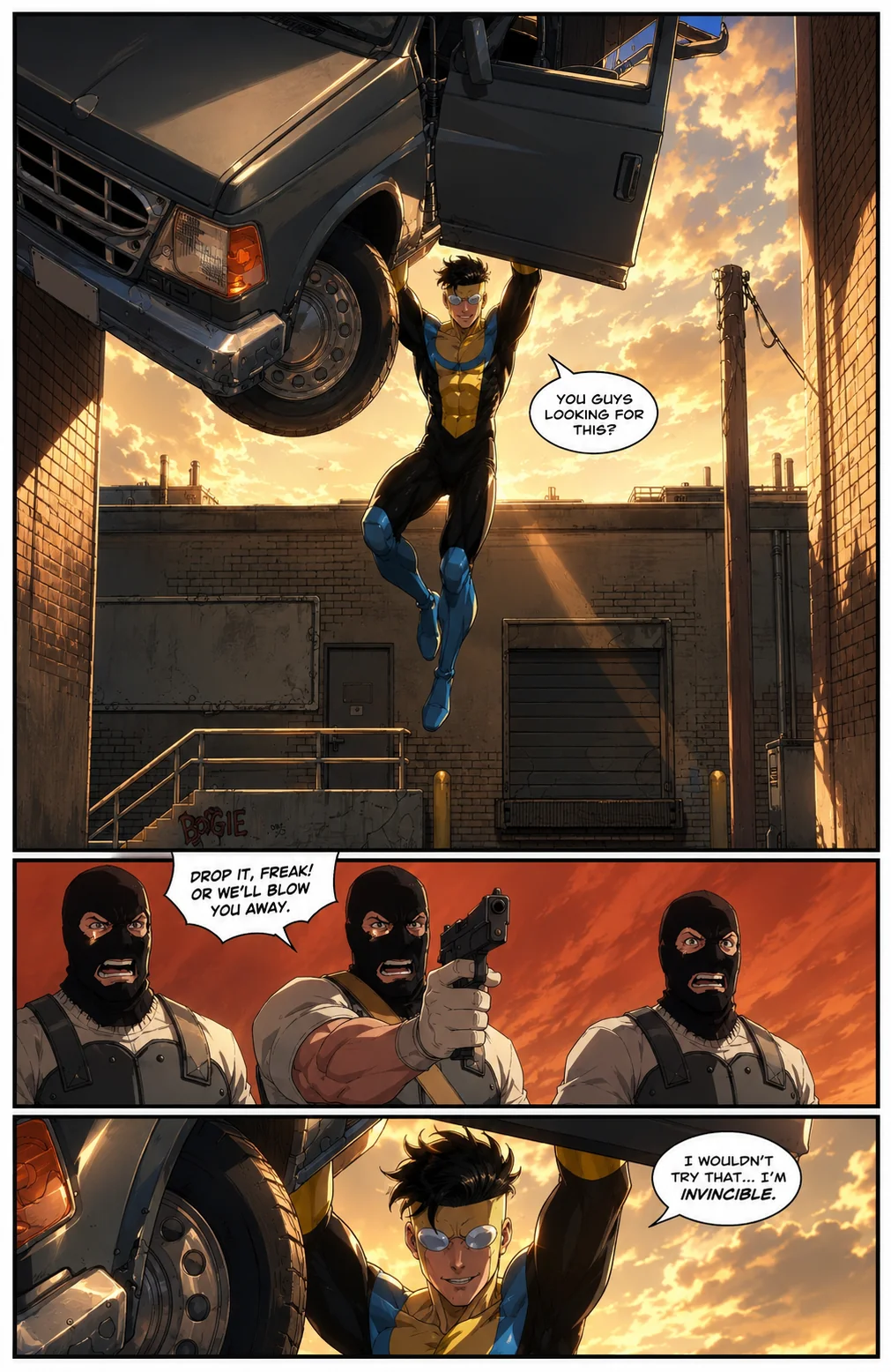 (SPOILERS) Invincible comic pages in an Anime Art style. picture 10 of 12