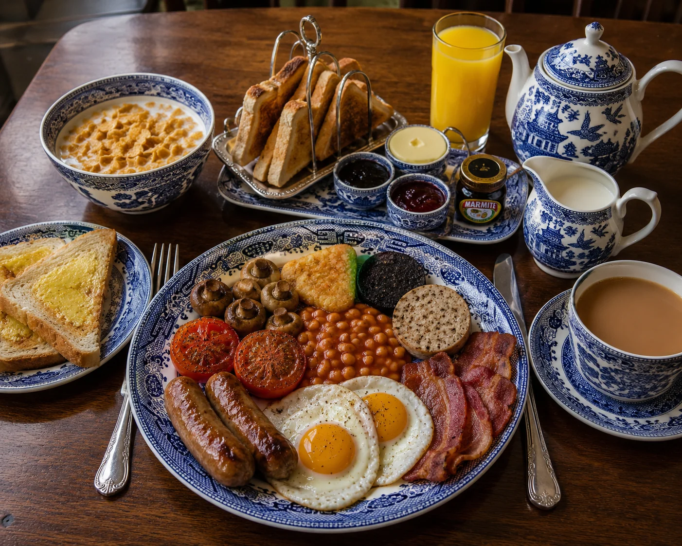 A REAL Full English Breakfast! Not just the fried part. picture 1 of 1