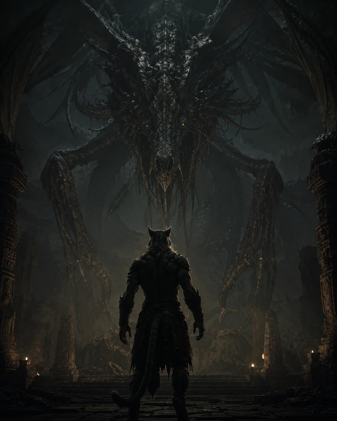 Cat Warrior Meets "The Wrong Dragon" (Elder Scrolls Lore Fun) picture 1 of 1
