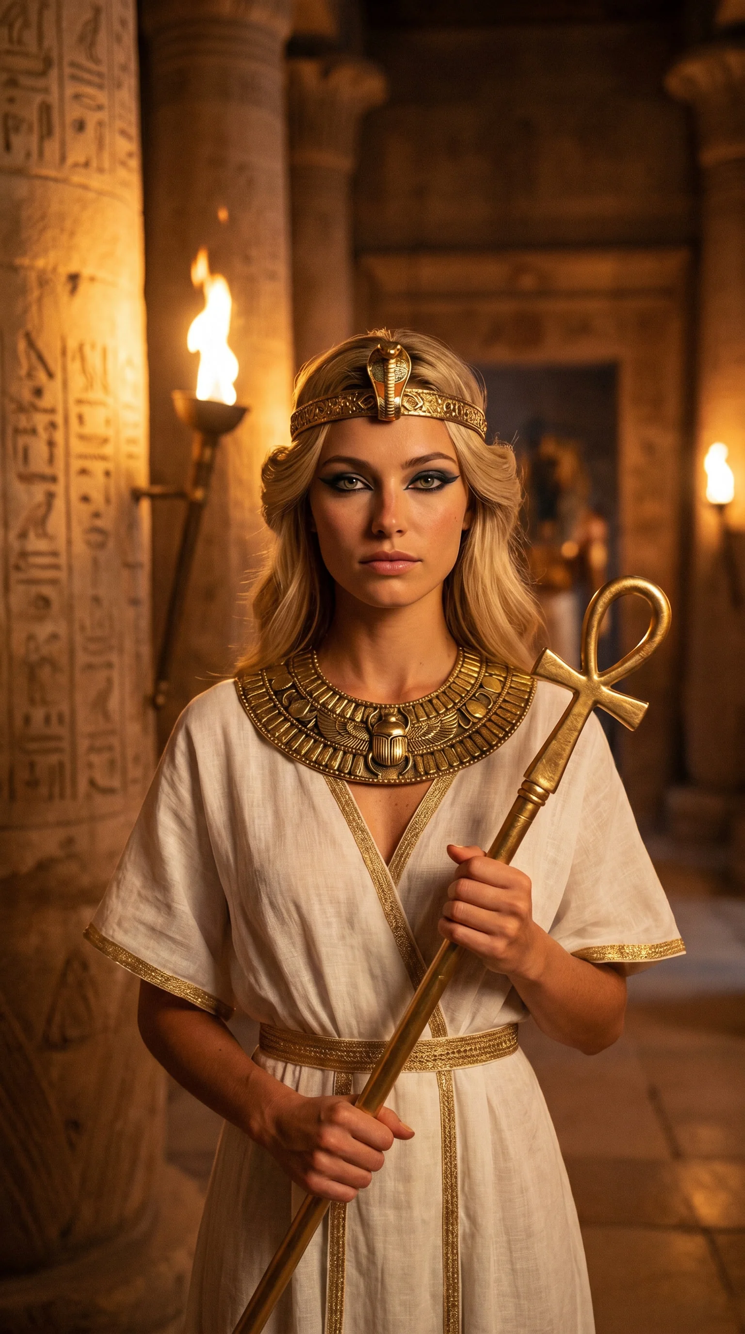 Reimagined of Cleopatra inside the pyramids picture 1 of 1
