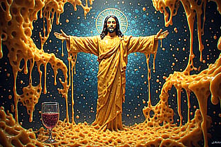 Cheesus with Wine?'