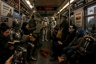Typical NY subway'