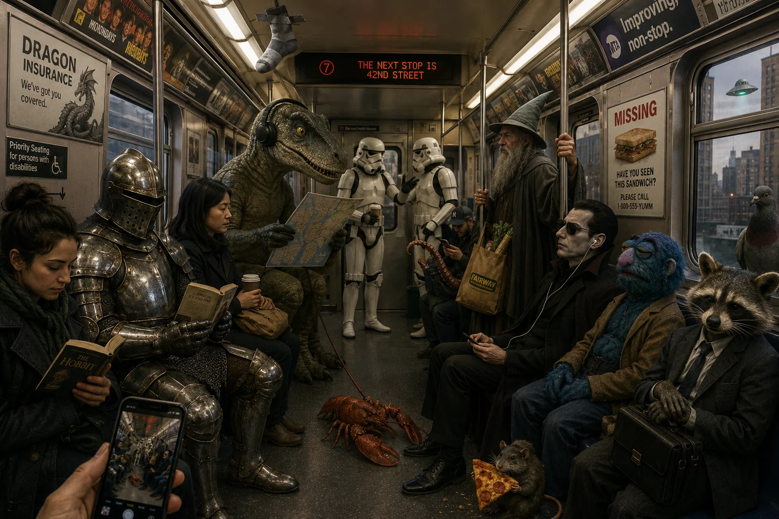 Typical NY subway picture 1 of 1