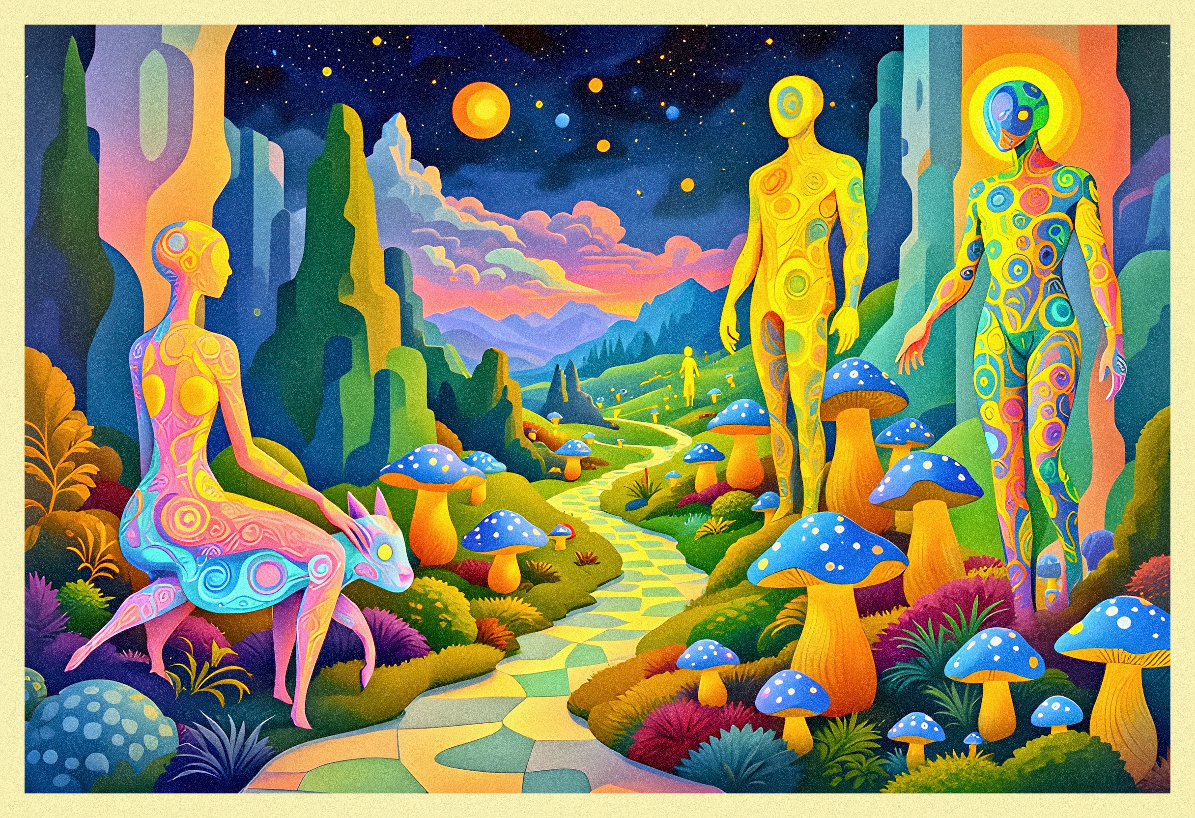 ✨ Surreal Abstract Landscapes 🍄🌈 picture 2 of 12