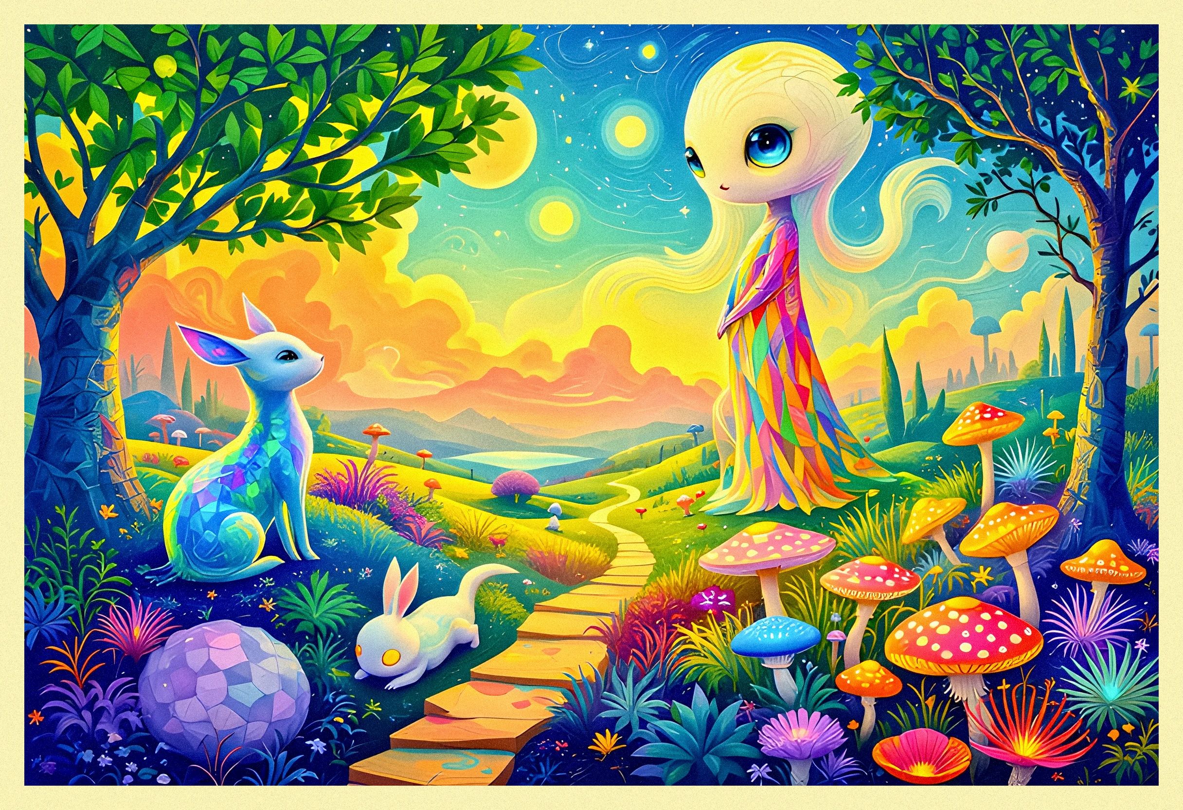 ✨ Surreal Abstract Landscapes 🍄🌈 picture 9 of 12