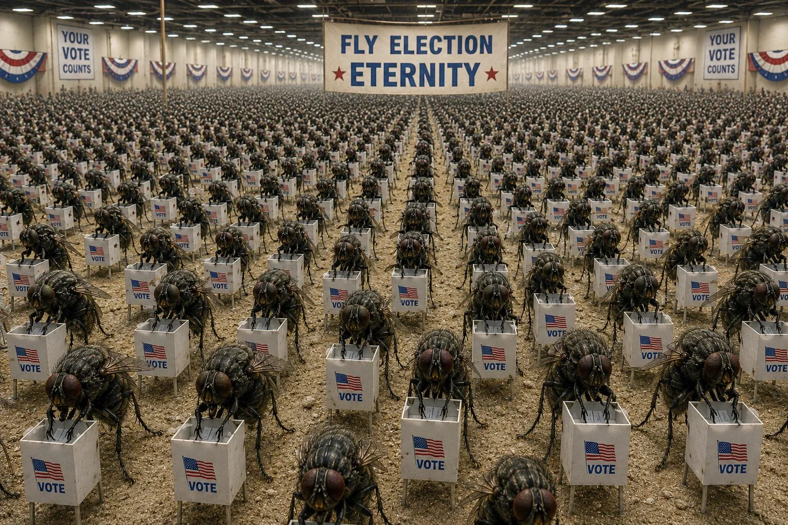 Flys voting for eachother picture 1 of 1
