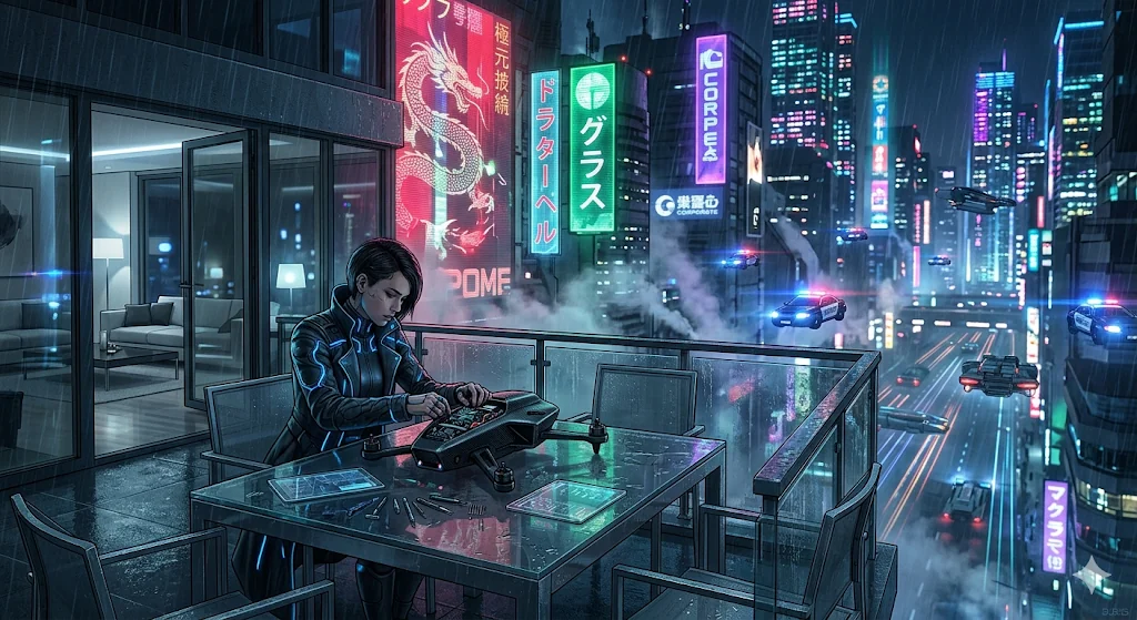 Cyberpunk Balcony Workshop picture 1 of 1