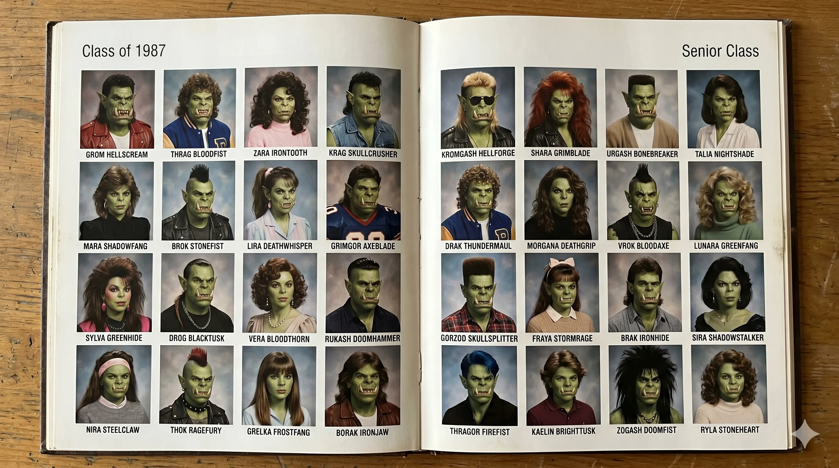 "Orc High School Graduation Yearbook 1987" picture 1 of 1