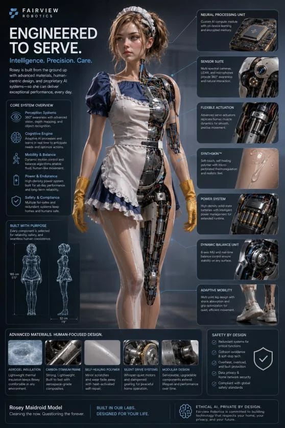 Rosey the Robomaid, brought to you by Fairview Robotics picture 3 of 3