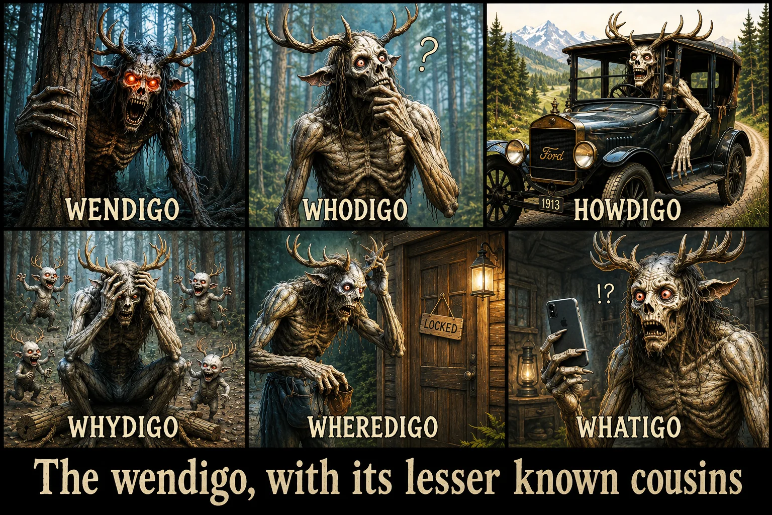 The lesser known north american forest monsters picture 1 of 1