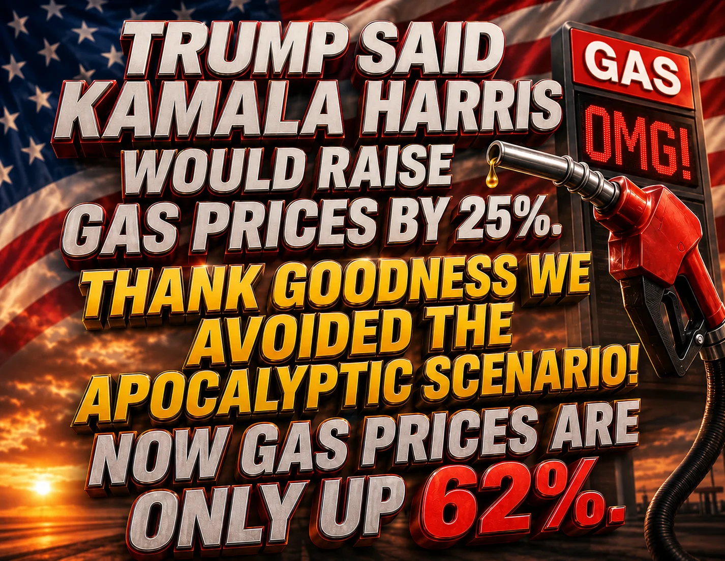 Good thing "Cult 45" voted in Trump! picture 1 of 1