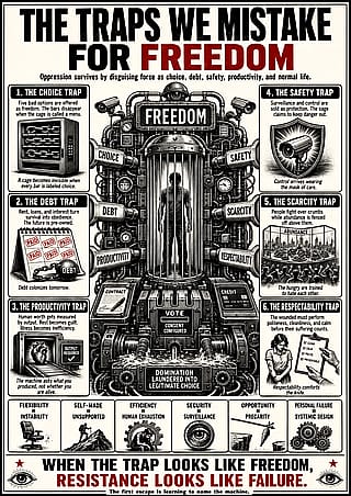 The Traps We Mistake for Freedom'