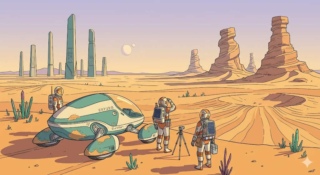 Ligne Claire Desert: The Monolith Expedition picture 1 of 1