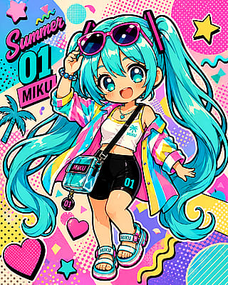 Having a bad day? Here's Hatsune Miku to lift up your spirits!'
