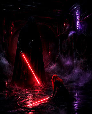 First day on training. Darth bane and zannah'