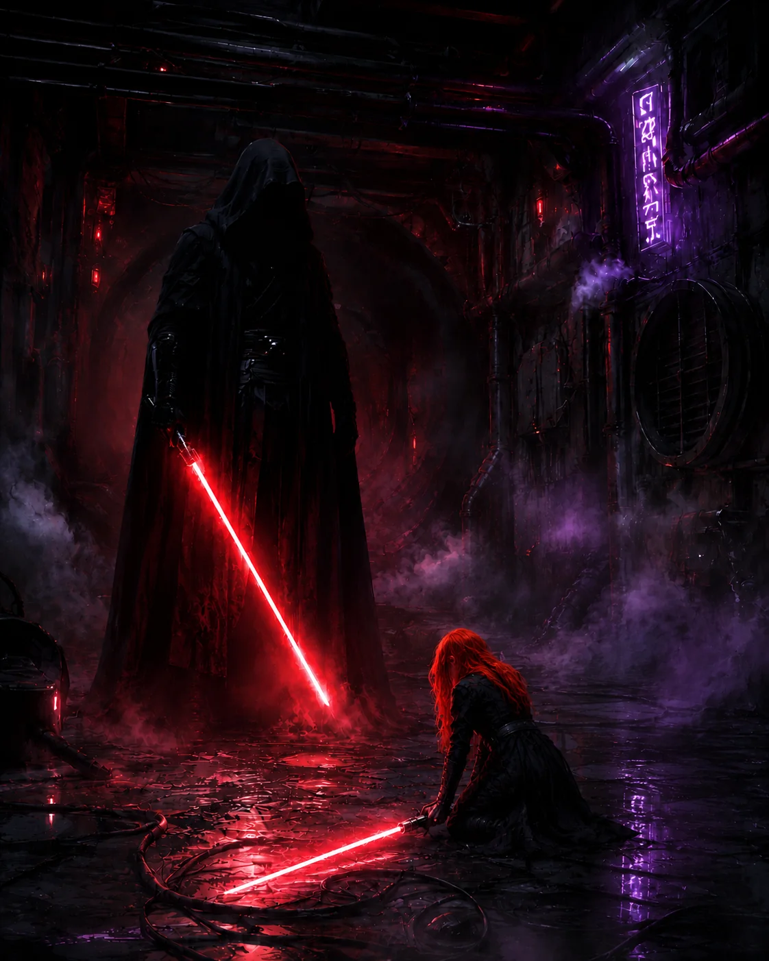 First day on training. Darth bane and zannah picture 1 of 1