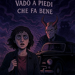 I have incredibly bizarre nightmares, so I asked ChatGPT to help recreate the cover art of my dream last night.'