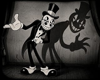 Rubber hose villain'