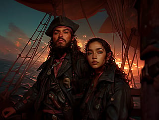 Pirates - Sunset'