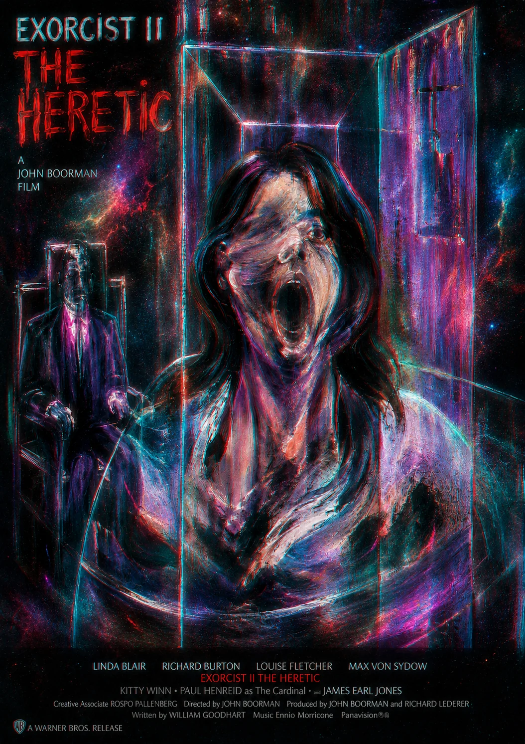 Exorcist movie posters as designed by Francis Bacon, then made Anaglyph with a custom prompt. picture 3 of 6