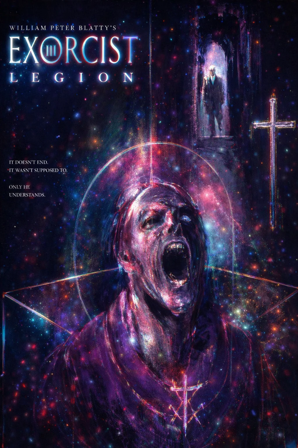 Exorcist movie posters as designed by Francis Bacon, then made Anaglyph with a custom prompt. picture 5 of 6