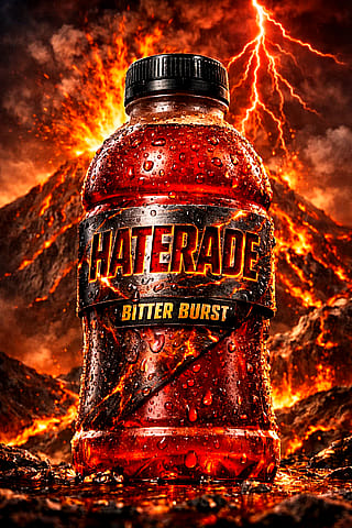 Don't be sipping on that haterade 😝'