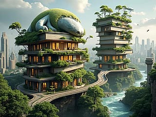 A place where the Architecture breathes, and Nature dreams ...'