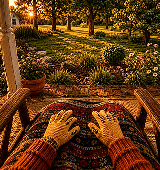My actual skirt and front yard'