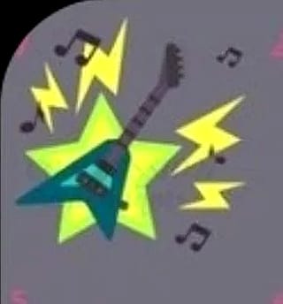 Neon Green Rockstar'