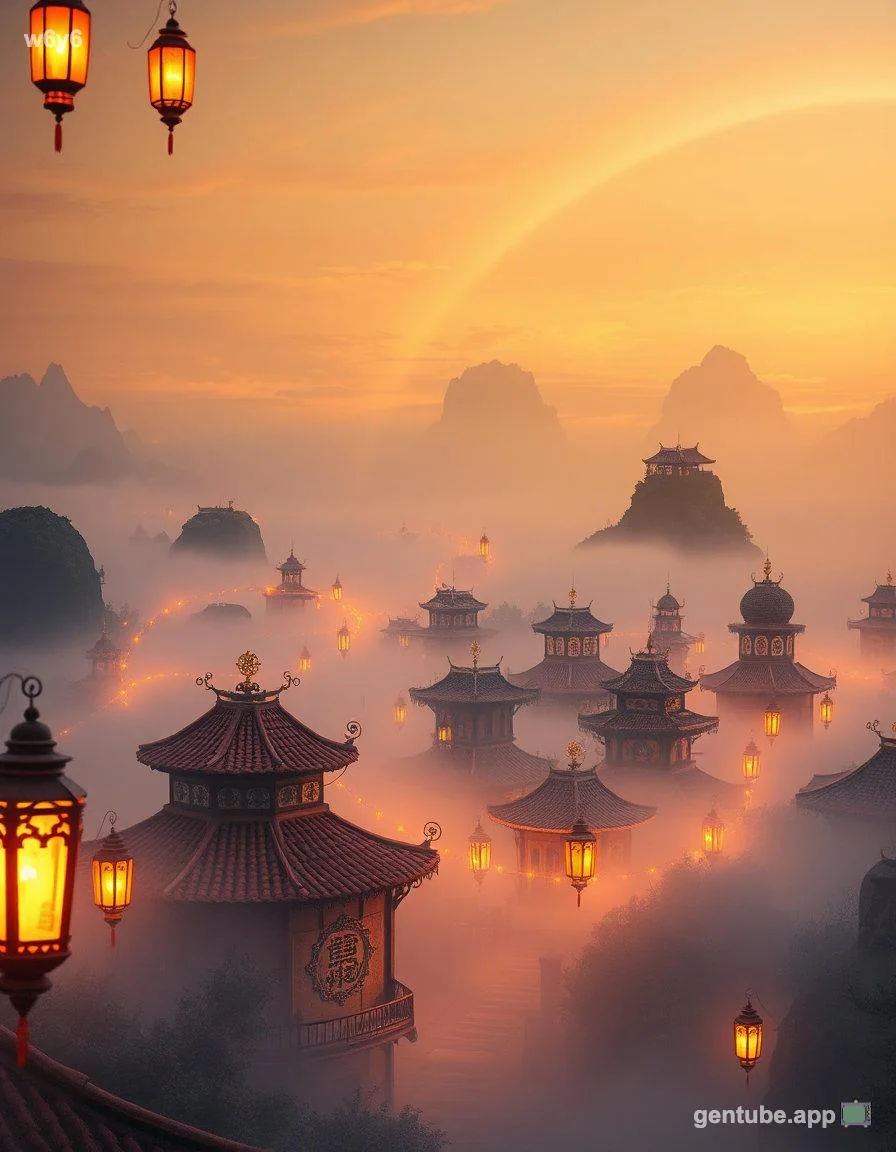Would You Wake Up to This Lantern-Lit Morning? 🏮🌅 picture 1 of 1