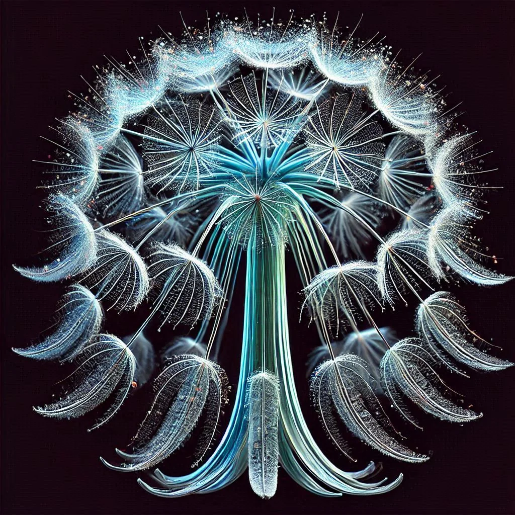 Dandelion jellyfish, Glass picture 7 of 20